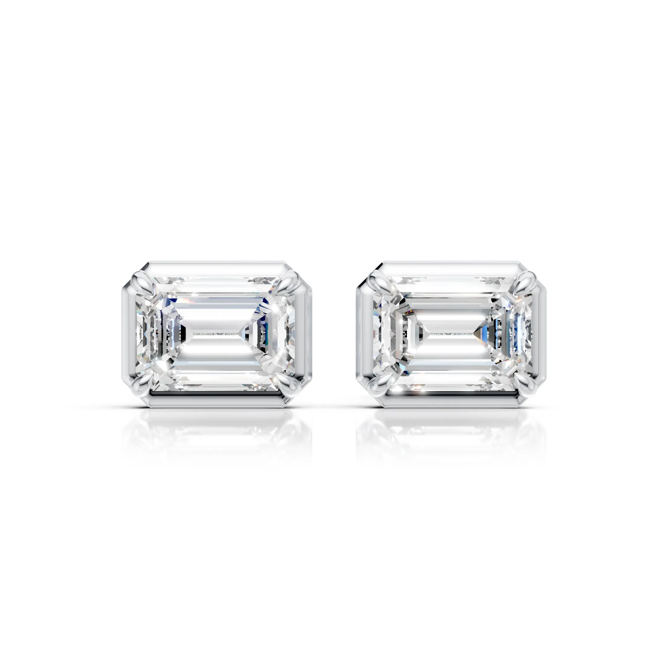 Emerald Cut Diamond Solitaire Design